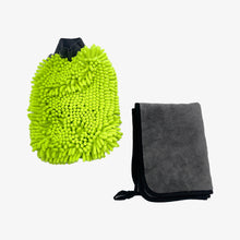 Load image into Gallery viewer, 2-In-1 Wash Mitt &amp; Towel Pack
